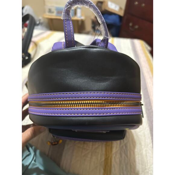 Loungefly Disney Vampire Angel & Stitch The Series Mini Backpack Purple - Picture 12 of 16